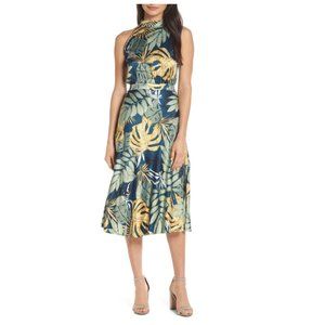 Chelsea28 Floral Print Strappy Back Dress